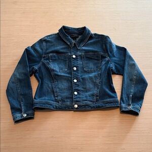 Lane Bryant Dark Blue Denim Jacket